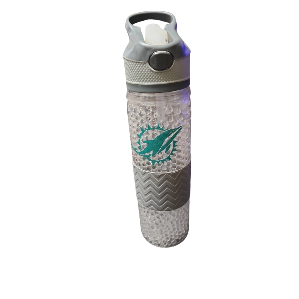 Nwot Miami dolphins freezer tritan water bottle